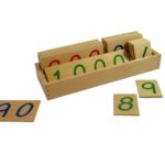 Large Wooden Number Cards With Box